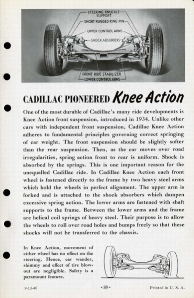 1941 Cadillac Salesmans Data Book Page 80